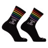 Barcode Berlin Chaussettes Love is Love Gym Socks Noires